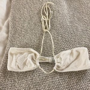 Triangl terry coconut bikini top